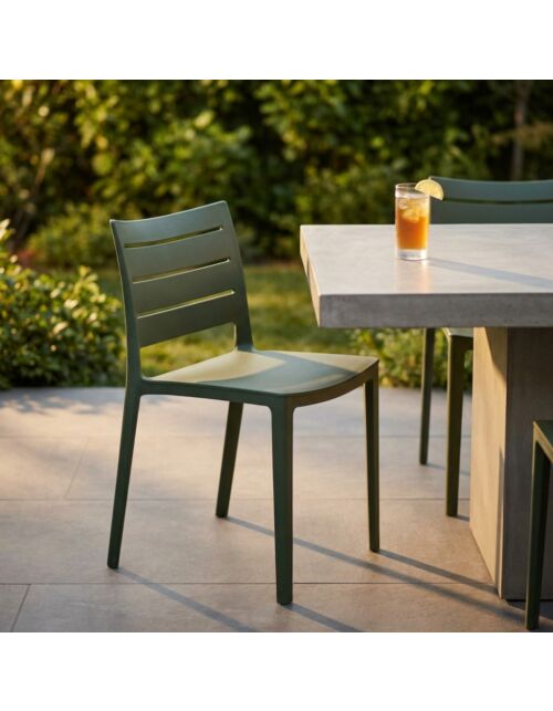Sedia da giardino HALLIE – verde