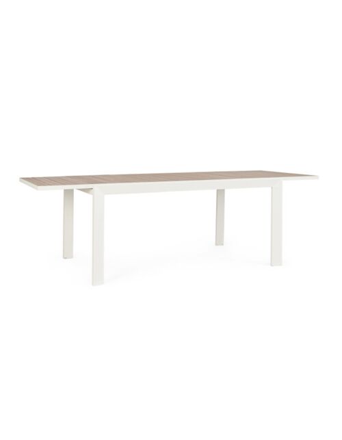BIZZOTTO tavolo da pranzo da giardino allungabile BELMAR 160–240 × 100 vapor