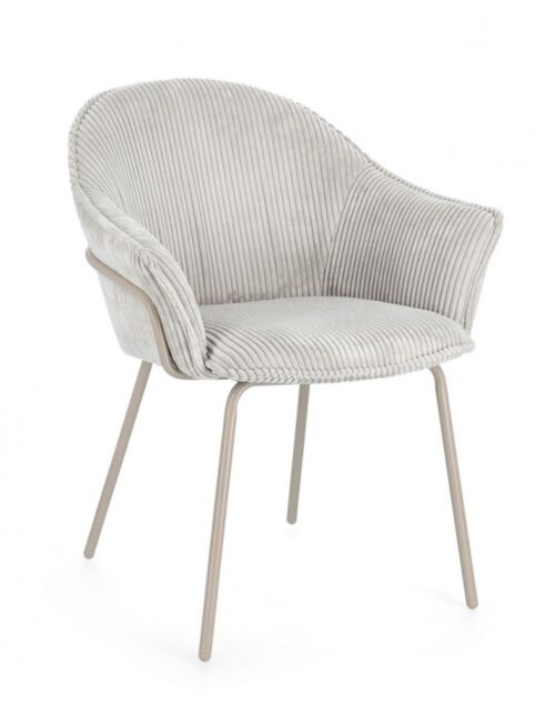 BIZZOTTO SEDIA C-BR CASSIDY WARM/GRIGIO CHIARO