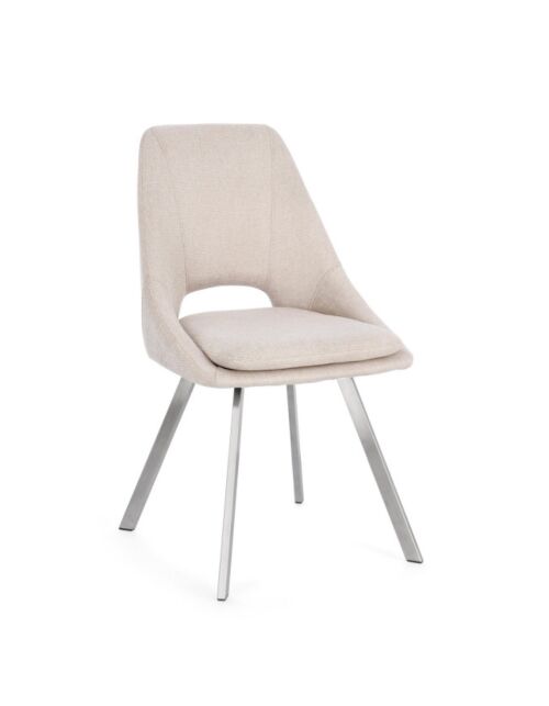 BIZZOTTO sedia imbottita KASHAR beige