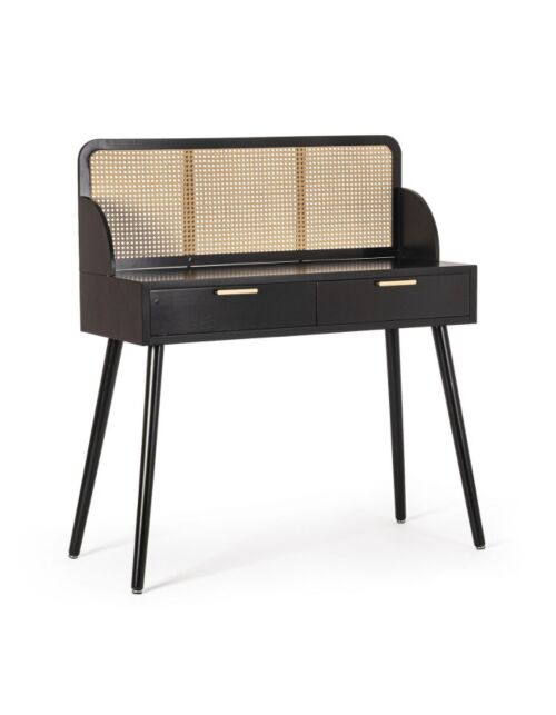 BIZZOTTO consolle con 2 cassetti JOSINE nero