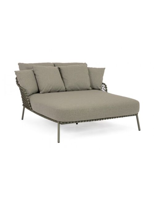 BIZZOTTO Lettino – Daybed 2P IVISSA verde con cuscini
