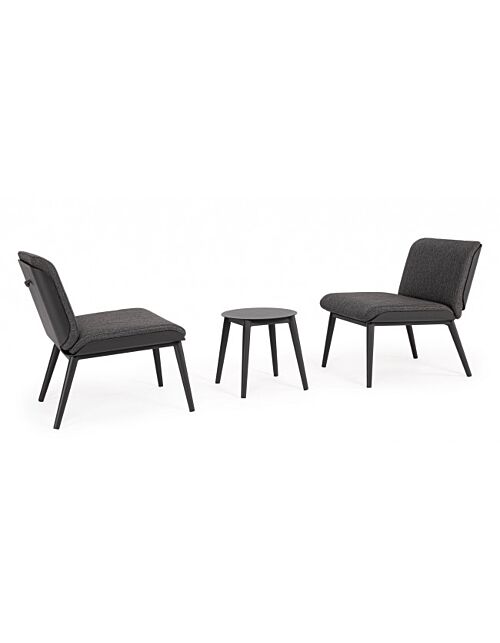 BIZZOTTO SET3 SALOTTO C-C ISABELA ANTRACITE WG21
