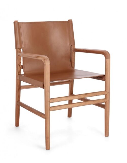 BIZZOTTO SEDIA C-BR CAROLINE COGNAC