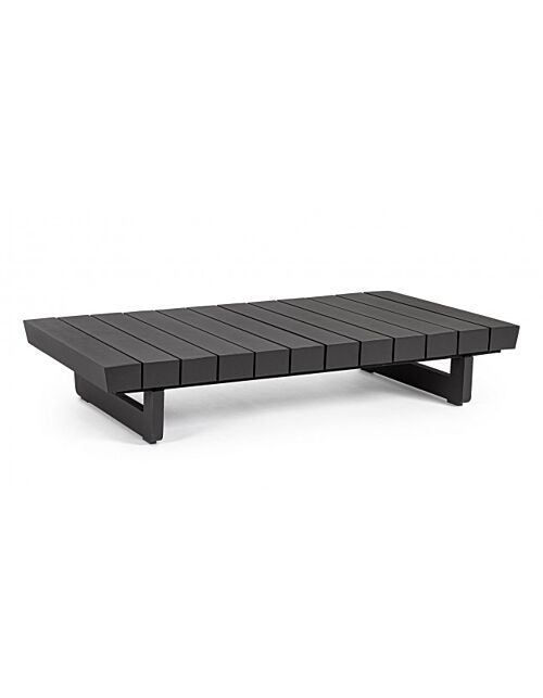 BIZZOTTO Tavolino da giardino INFINITY 126X73,5 colore antracite WG21
