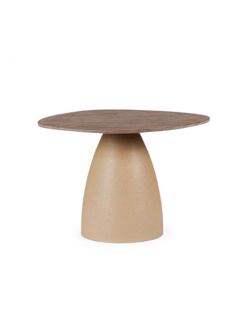 BIZZOTTO TAVOLINO STANLEY TOP RUSTIC BROWN 60
