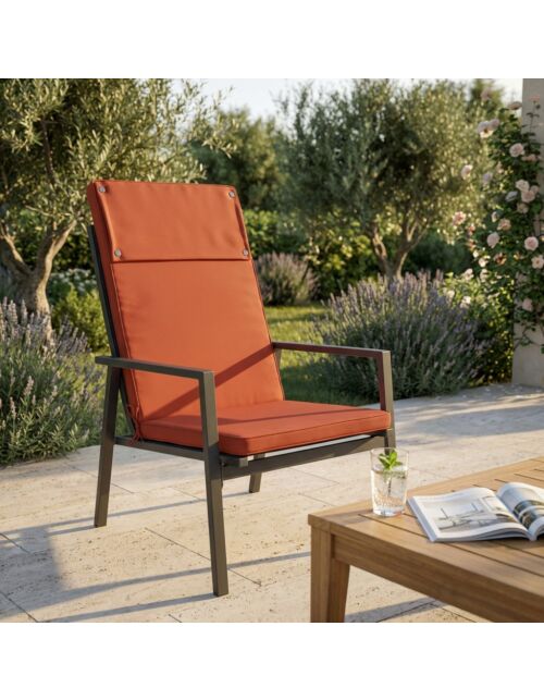 CUSCINO REAL ALTO ARANCIONE