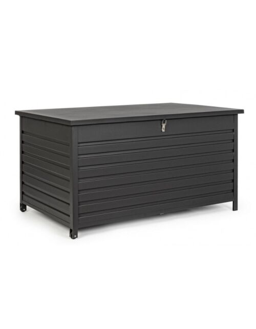 BIZZOTTO Baule ATLANTIC in alluminio con ruote e maniglia – 165x72x83 cm