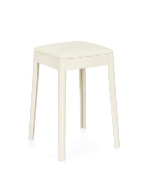 BIZZOTTO sgabello SCOOBY bianco – impilabile