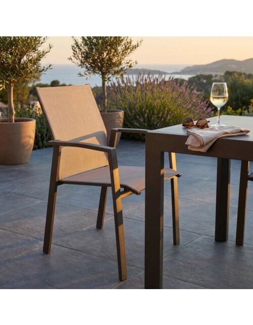 Poltrona impilabile MAILI AT-804177-TAUP