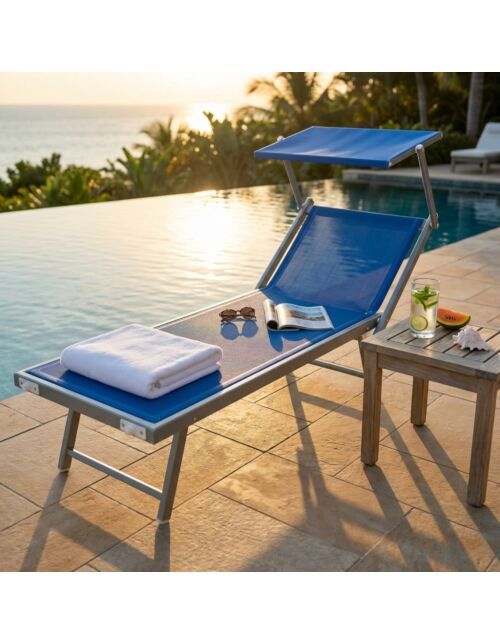 Lettino RIMINI BC-807961-BLU