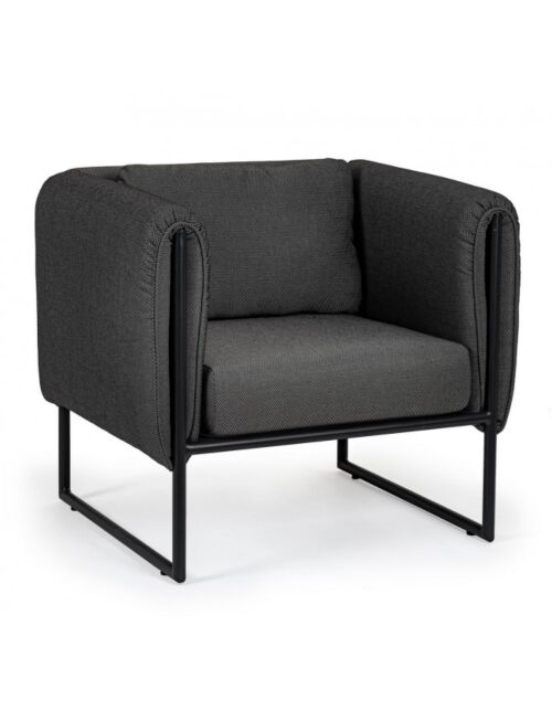 BIZZOTTO POLTRONA C-C PIXEL ANTRACITE
