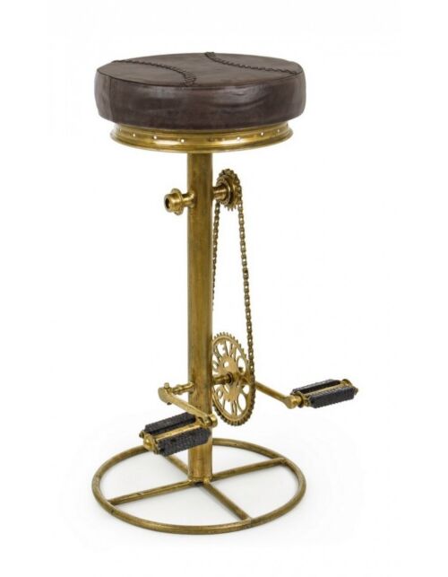 BIZZOTTO SGABELLO BAR CYCLE ORO H80