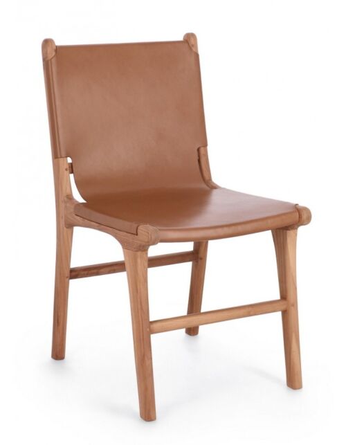 BIZZOTTO SEDIA EUGENIE COGNAC