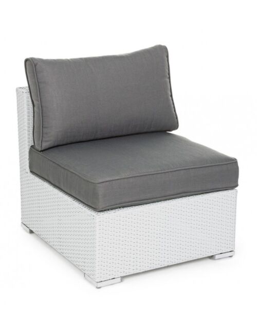 BIZZOTTO POLTRONA TWENTY BIANCA CON CUSCINO