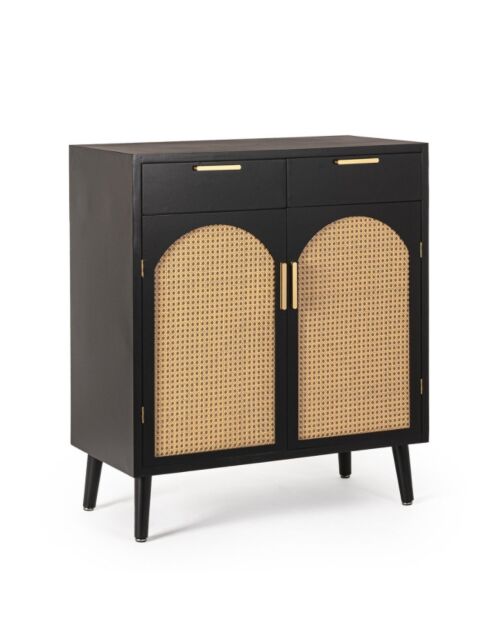 BIZZOTTO credenza con 2 ante e 2 cassetti JOSINE nero