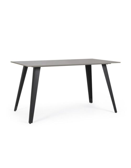 BIZZOTTO tavolo da pranzo rettangolare ARJETA 140×80 nero
