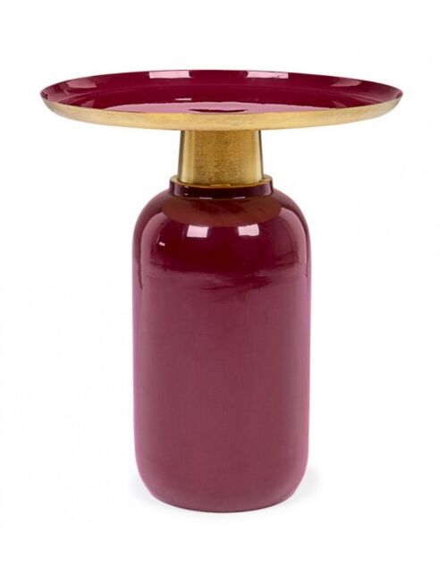 BIZZOTTO TAVOLINO NALIMA BURGUNDY D40.5