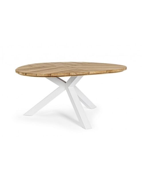 BIZZOTTO TAVOLO PALMDALE 160 BIANCO RT01