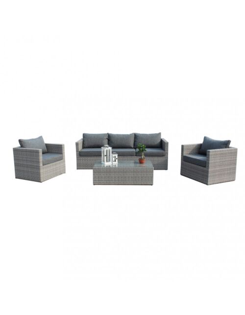 SALOTTO CILE 3 P C/CUSCINI  WI-806882-GREY