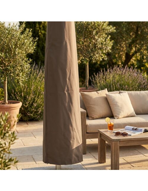 Copertura protettiva per ombrellone GIOVE taupe OM-807319