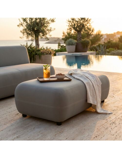 Pouf da giardino POUF TUCUMÁN grigio scuro