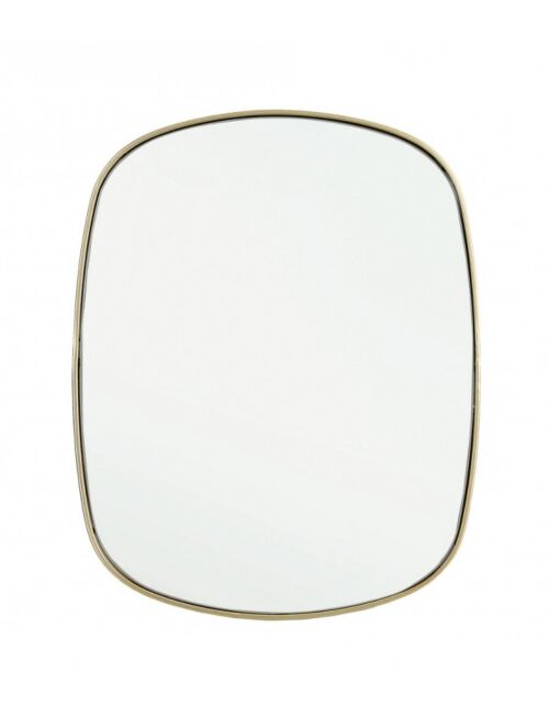 BIZZOTTO Specchio dorato GALAXY 40x50 con cornice in acciaio