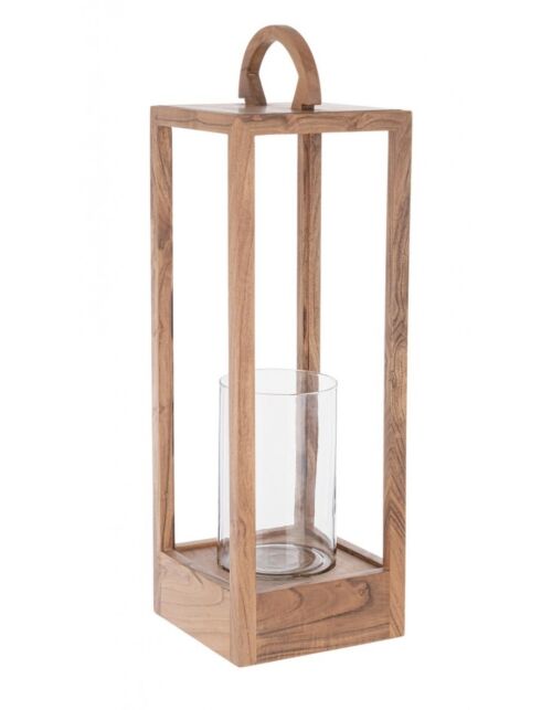 BIZZOTTO LANTERNA AIMI 1M LEGNO NATURALE H64