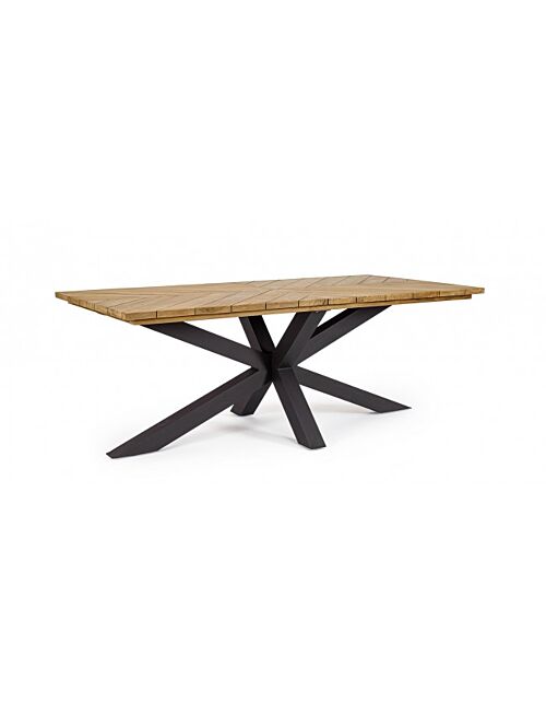 BIZZOTTO TAVOLO PALMDALE RETT 200X100 CARBON RT02