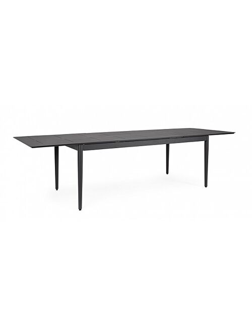 BIZZOTTO Tavolo da giardino allungabile NEBULA 200-300X100 antracite YK13