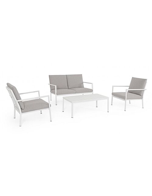 BIZZOTTO SET4 SALOTTO C-C KONNOR BIANCO CX21