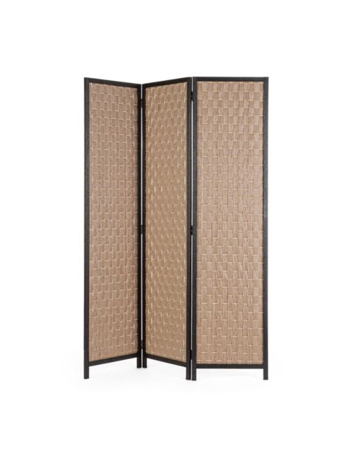 BIZZOTTO paravento 3-ante DHEVA naturale  135×180 cm