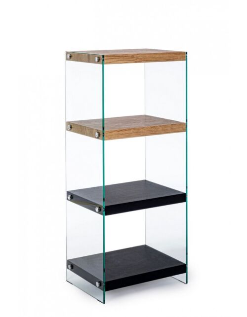 BIZZOTTO LIBRERIA 4P LINE WOOD NERO