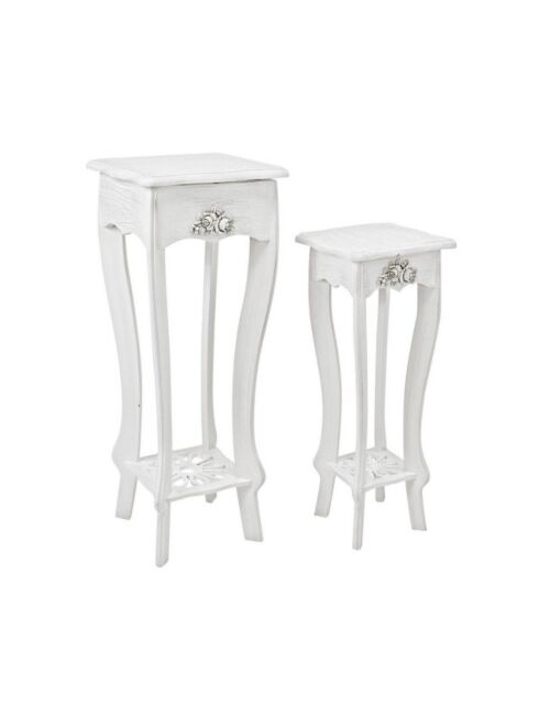 BIZZOTTO set 2 colonne portadecorazioni BLANC