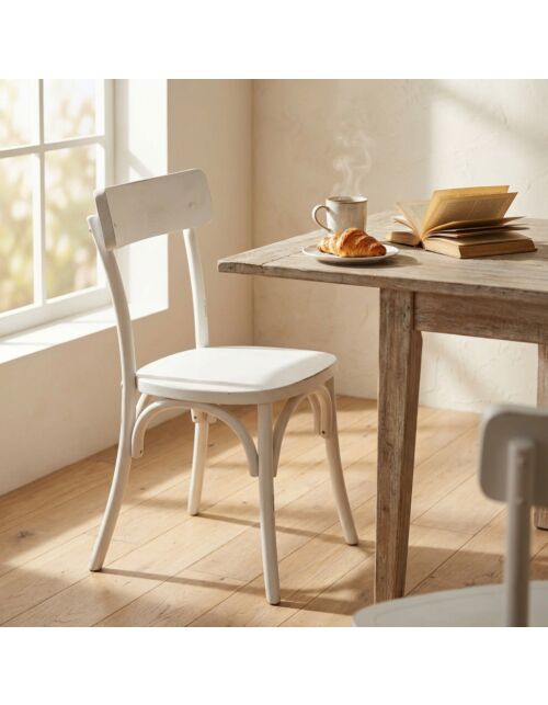 Sedia in legno POLLY grigia
