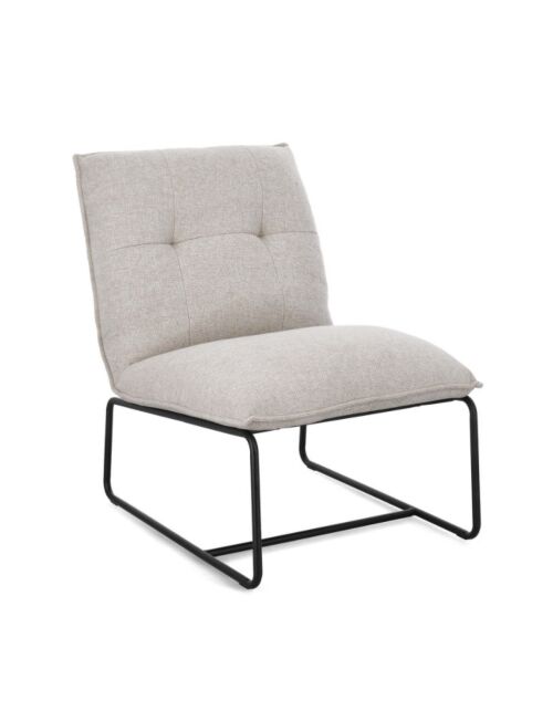 Poltrona lounge BIZZOTTO GALENE naturale con schienale regolabile