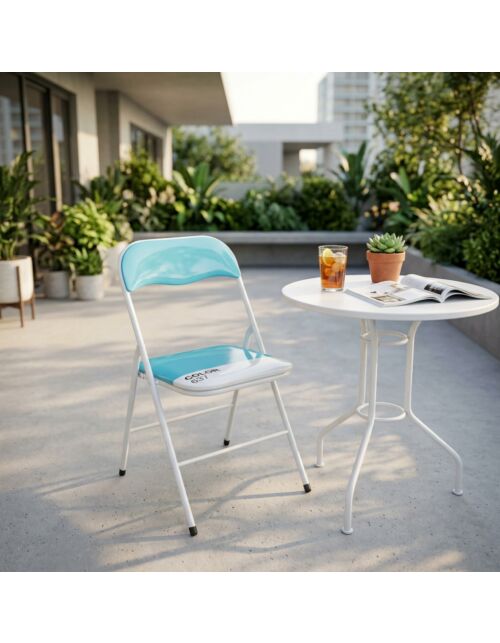 Sedia pieghevole SLIM blu (Color 637) HF807020
