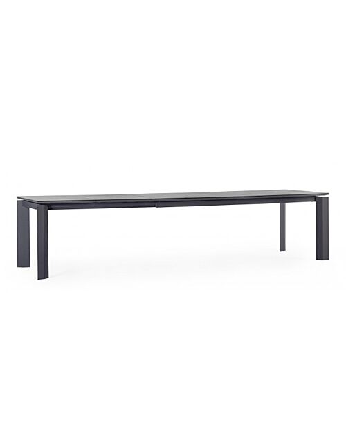 BIZZOTTO Tavolo da pranzo allungabile da giardino OTAVIO 220-280-340X95 antracite WG21