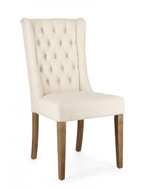 BIZZOTTO SEDIA COLUMBIA NATURALE BOUCLE'