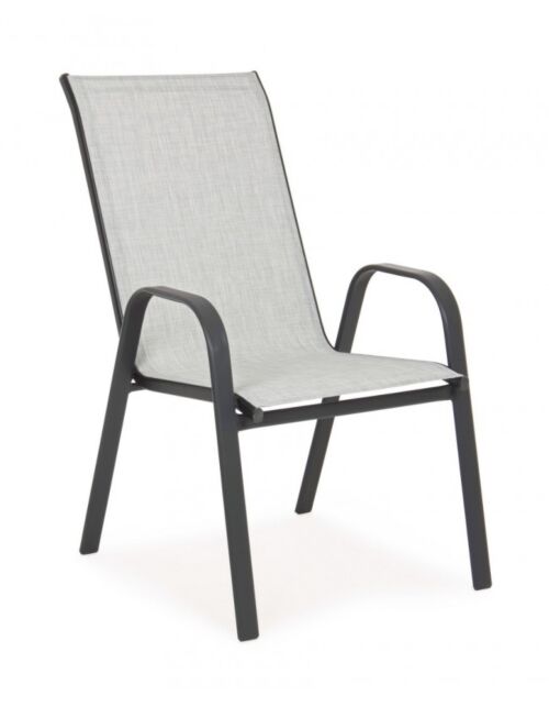 BIZZOTTO SEDIA C-BR MARTINEZ GRIGIO CHIARO
