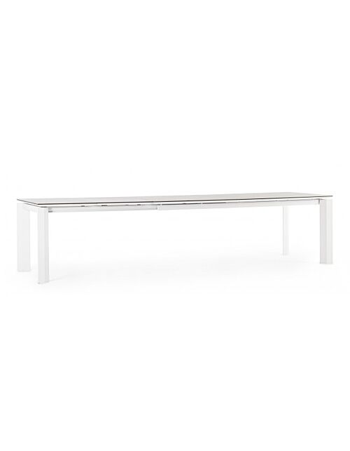 BIZZOTTO Tavolo da pranzo allungabile da giardino OTAVIO 220-280-340X95 bianco WG20