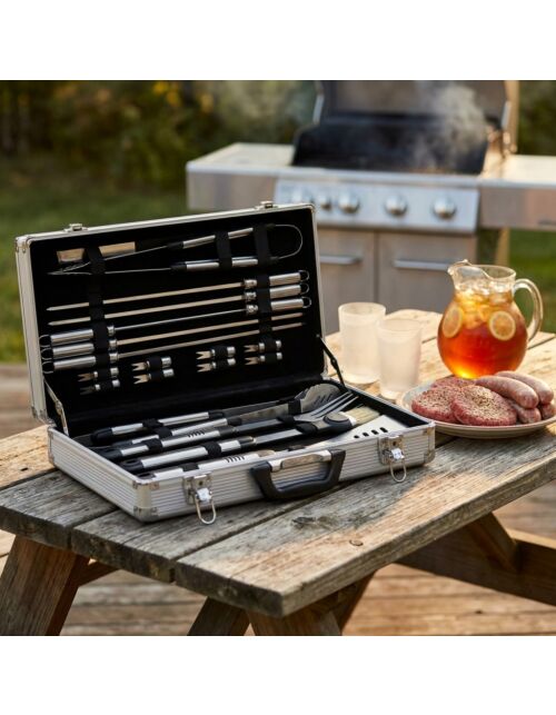 VALIGETTA CON ACCESSORI PER BARBECUE