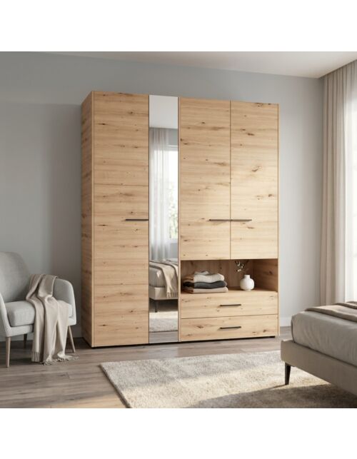 11008265 ARMADIO LEON ROVERE ARTIGIANO