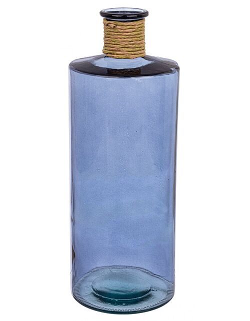 BIZZOTTO VASO VT ROTANG BLU COBALTO H42