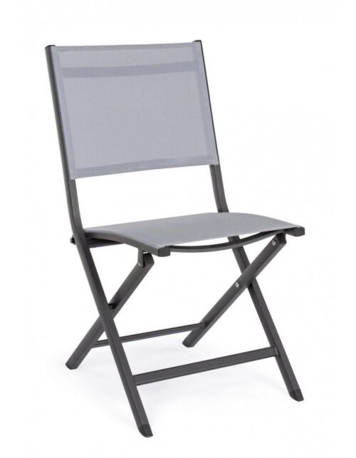 BIZZOTTO Sedia pieghevole ELIN antracite LH32