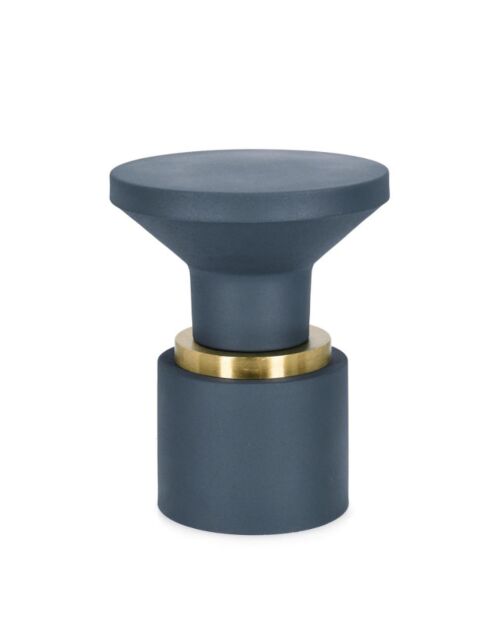 BIZZOTTO tavolino rotondo MUDIT blu scuro D35