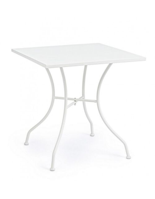 BIZZOTTO TAVOLO KELSIE BIANCO 70X70