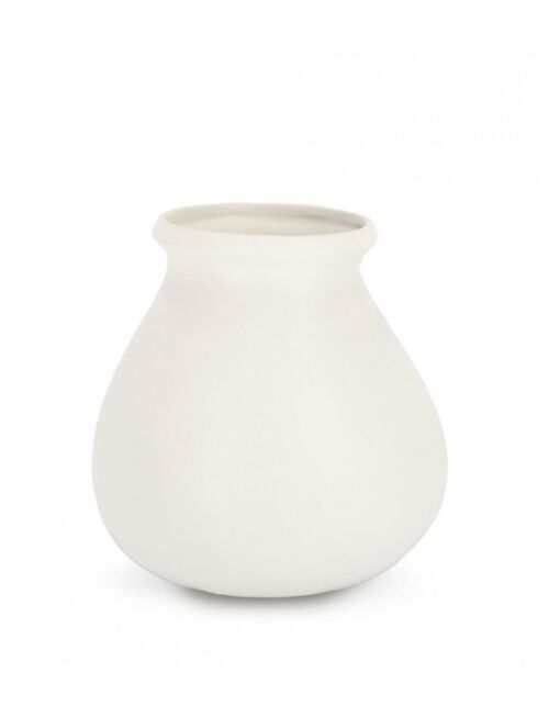 BIZZOTTO VASO MEDITERRANEAN BOMB BIANCO H18,5