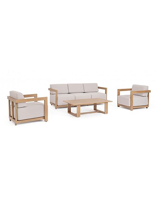 BIZZOTTO SET4 SALOTTO C-C THESEUS NATURALE