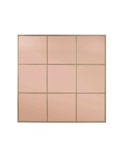 BIZZOTTO SPECCHIO C-C WINDOW PLANET ORO-BR 90X90